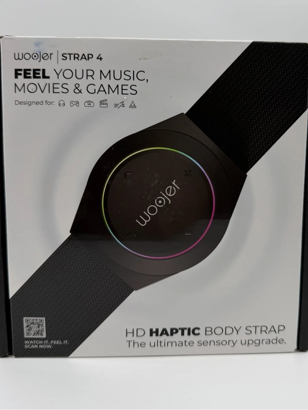 Woojer Strap 4 HD Haptic Body Strap - Black Open Box / New – Customer Return